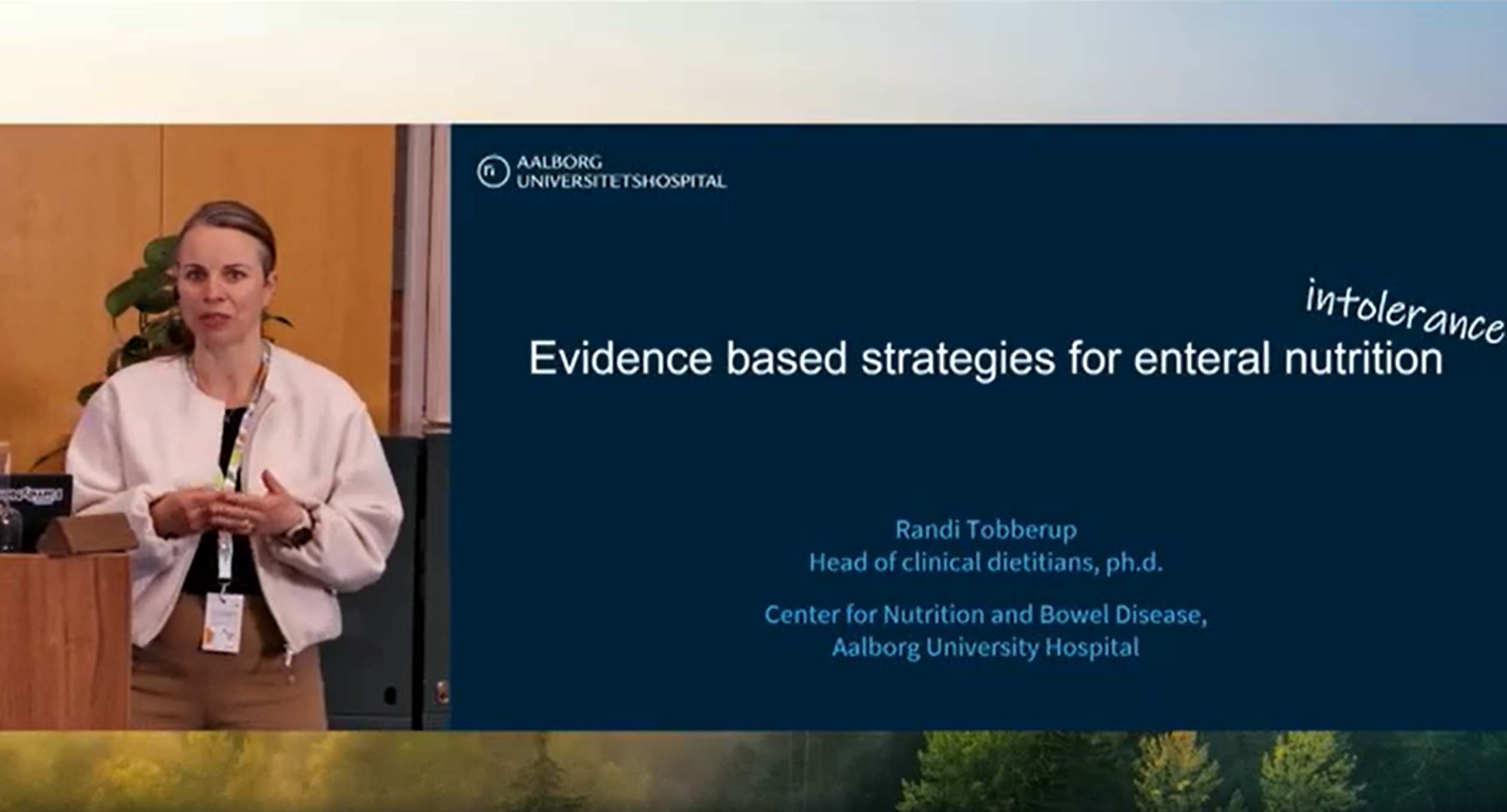 Randi Tobberup, Leg Dietist, PhD. –  Aalborg Universitetshospital.